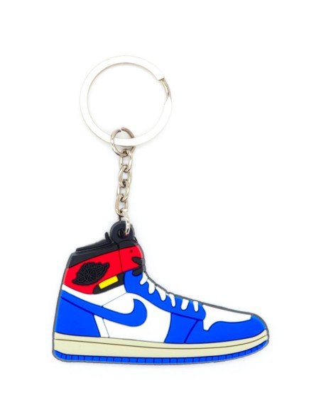 porte clé jordan 1 union los angeles blue toe