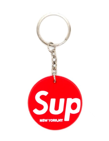 porte clé supreme rouge