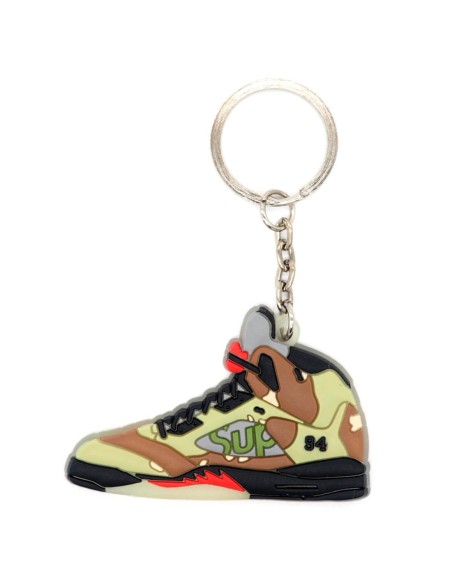 porte clé Supreme x Air Jordan 5 camo