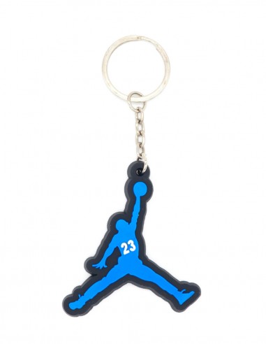 porte clé jumpman bleu logo jordan
