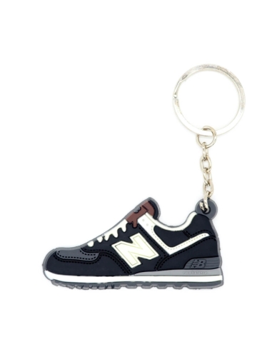 porte clé New Balance 574 black white