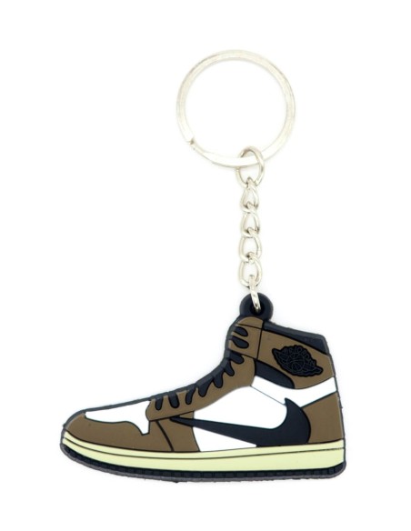 porte clé sneakers jordan 1 high x travis scott