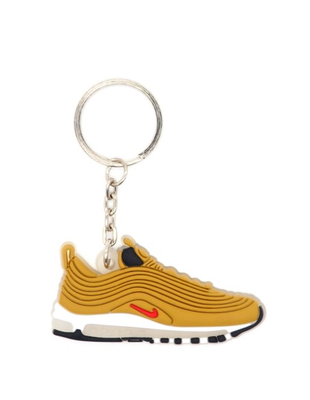 porte clé nike air max 97 metallic gold
