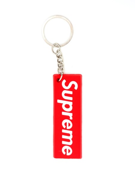 porte clé supreme box logo rouge