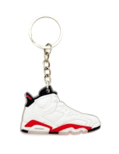 Porte-clé Jordan 6 Infrared White