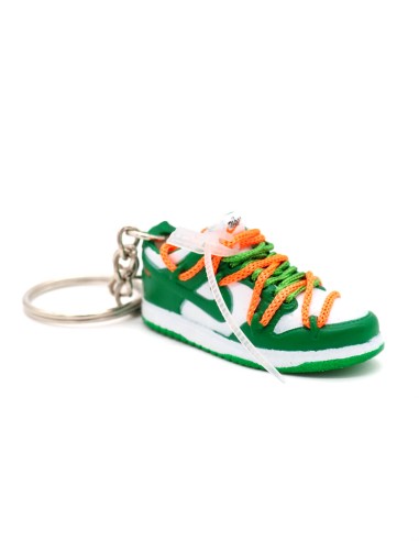 Porte-clé sneakers 3D Nike Dunk Off-White Pine Green