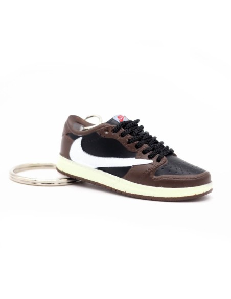 Porte clé Jordan 1 Low Travis Scott Mocha