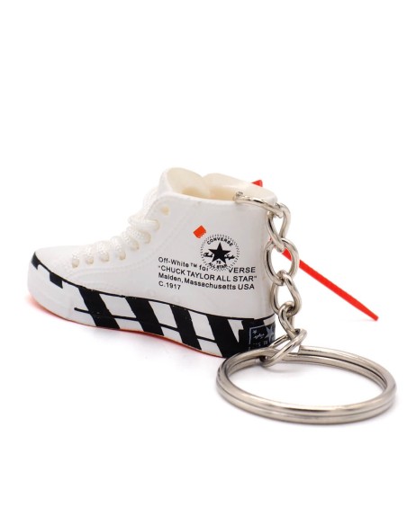 Porte-Clé 3D Converse Chuck Taylor Off-White Blanc