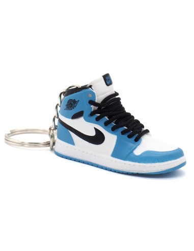 Porte-clé 3D Jordan 1 University Blue