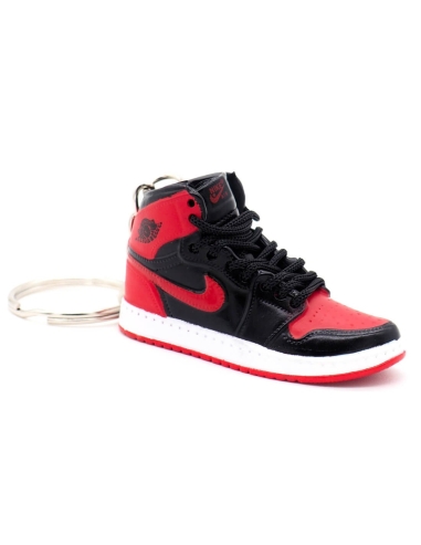 Porte-clé Sneakers 3D Jordan 1 Bred