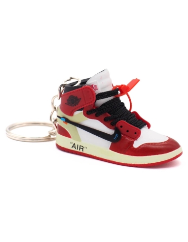 Porte-clé Sneakers 3D Jordan 1 Off-White Chicago