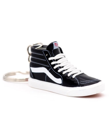 Porte-clé Sneakers 3D Vans Sk8 Hi Noir Blanc Sneakeys