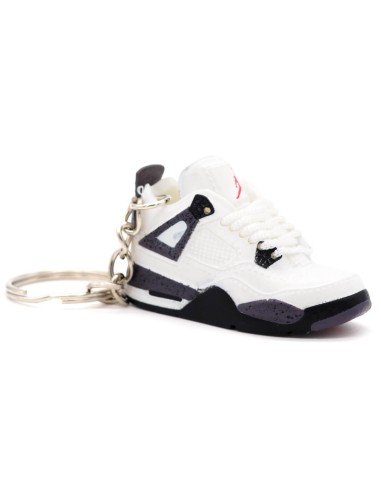 Porte-clé Sneakers 3D Jordan 4 White Cement