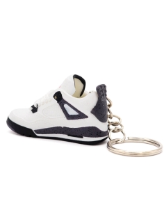 Porte-clé Sneakers 3D Jordan 4 White Cement 2