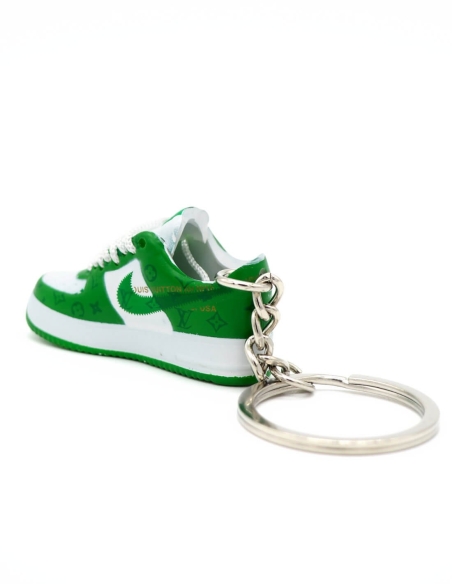 Porte-clé 3D Air Force 1 Louis Vuitton Green