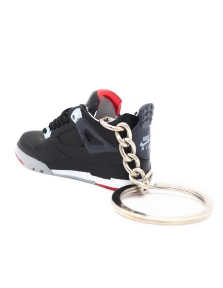 Porte-clé 3D Jordan 4 Bred