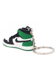 Porte-clé sneakers 3D Jordan 1 Retro High Lucky Green 2