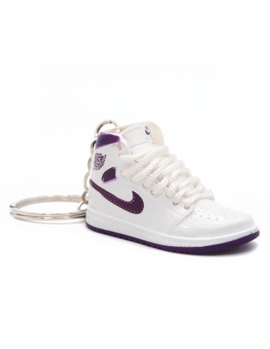 Porte-clé Sneakers 3D Jordan 1 Court Purple White