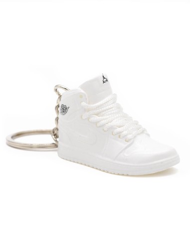 Porte-clé sneakers 3D Jordan 1 Triple White