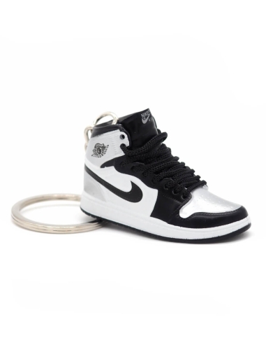 Porte-clé sneakers 3D Jordan 1 Silver Toe