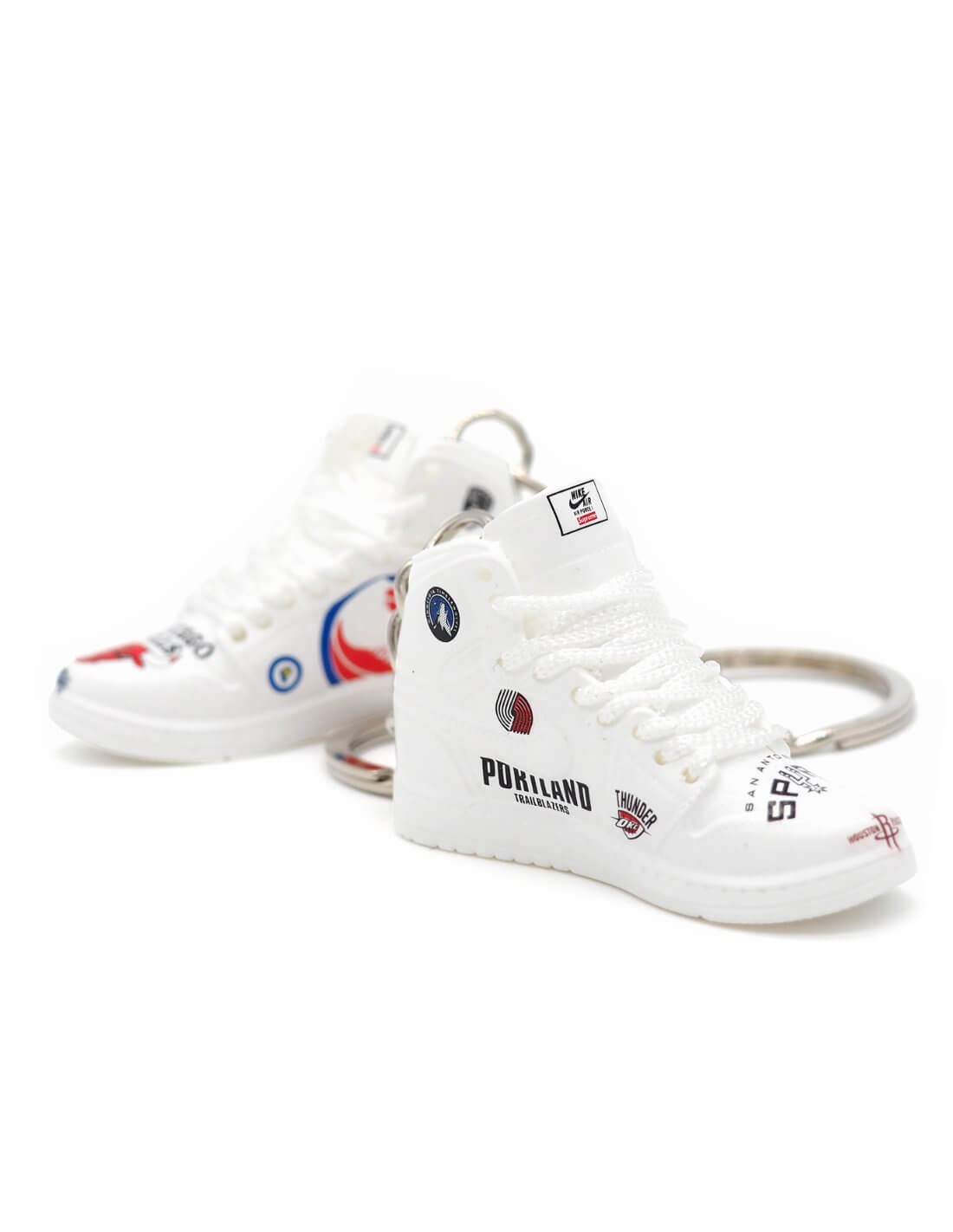 Porte-Clé 3D Jordan 1 Supreme NBA