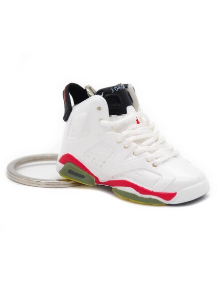 Porte-clé 3D Jordan 6 Infrared White