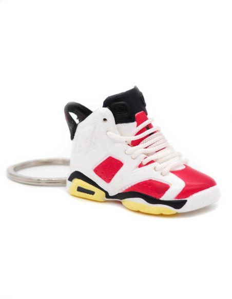 Porte-clé 3D Jordan 6 Carmine