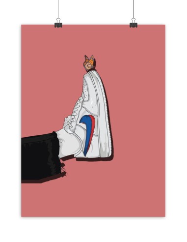 Poster Air Force 1 Butterfly
