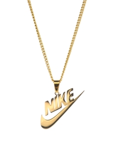 Collier Nike Logo Or