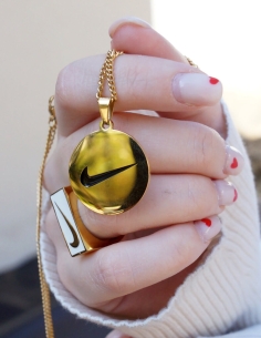 Collier Swoosh Doré 2