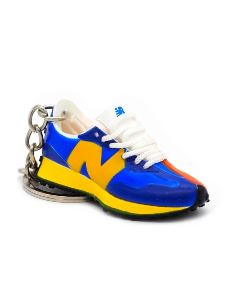 Porte-clé sneakers 3D new balance 327 Blue Orange