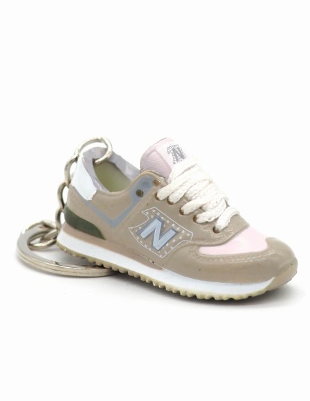 Porte-clé sneakers 3D New Balance 574 Grey