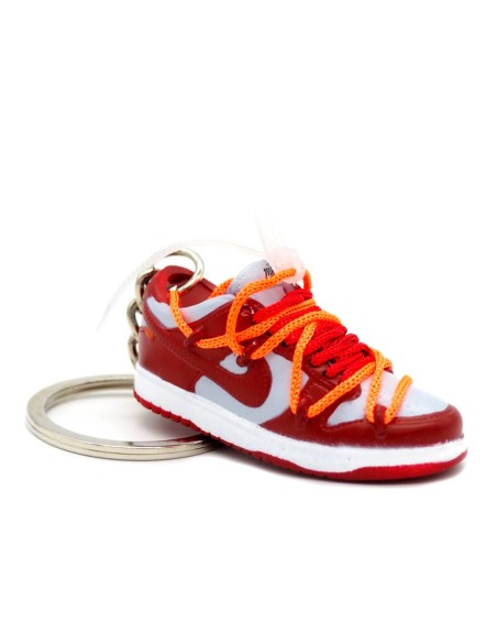 Porte-clé 3D Dunk Off-White University Red