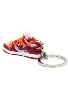 Porte-clé 3D Dunk Off-White University Red 2