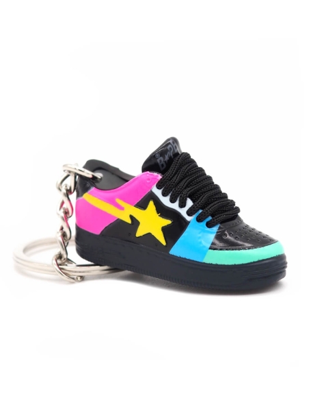 Porte-clé 3D Bapesta Crazy Black Porte-clé 3D Bapesta Crazy Black