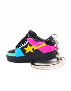 Porte-clé 3D Bapesta Crazy Black 2