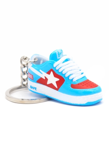 Porte-clé 3D Bapesta Marvel "Captain America"