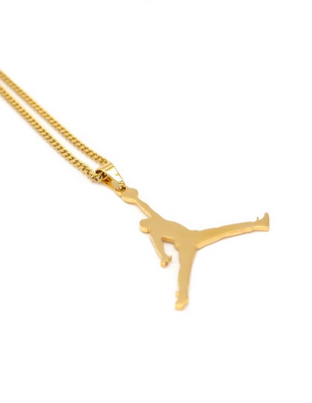 Collier Jordan Jumpman Doré