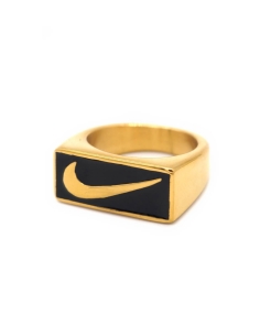 Bague Nike Swoosh Block Black 2