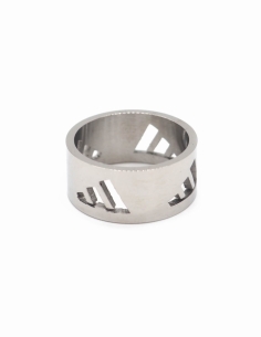 Bague Trois Bandes Argentée 2