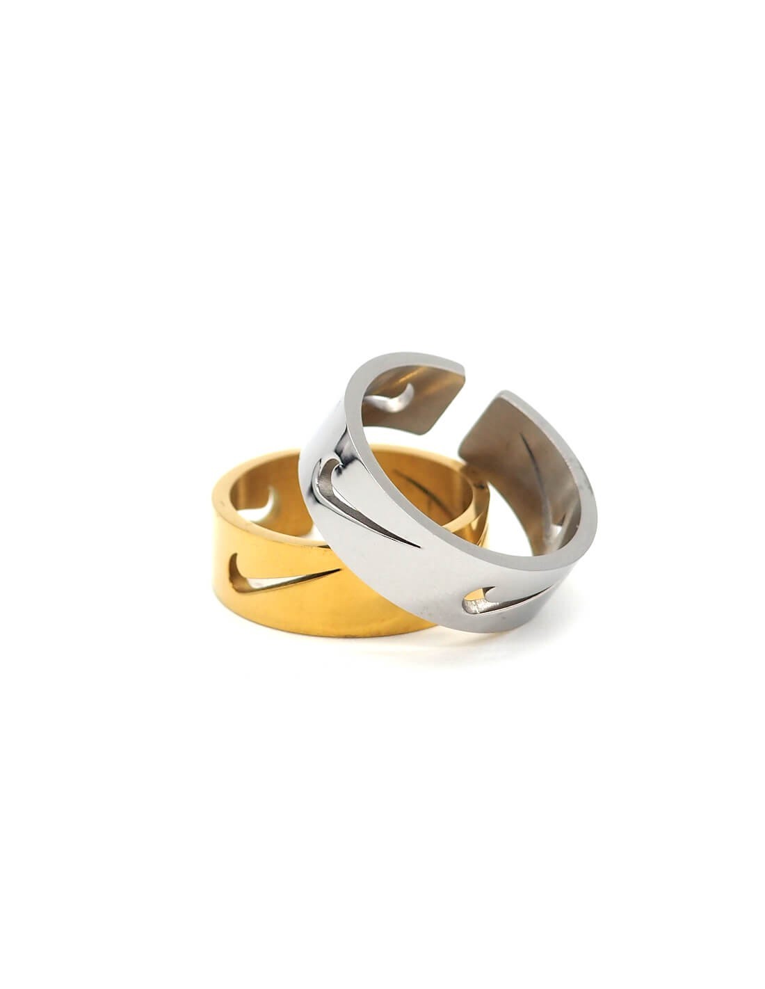 Bague fendue Multi Swoosh dorée
