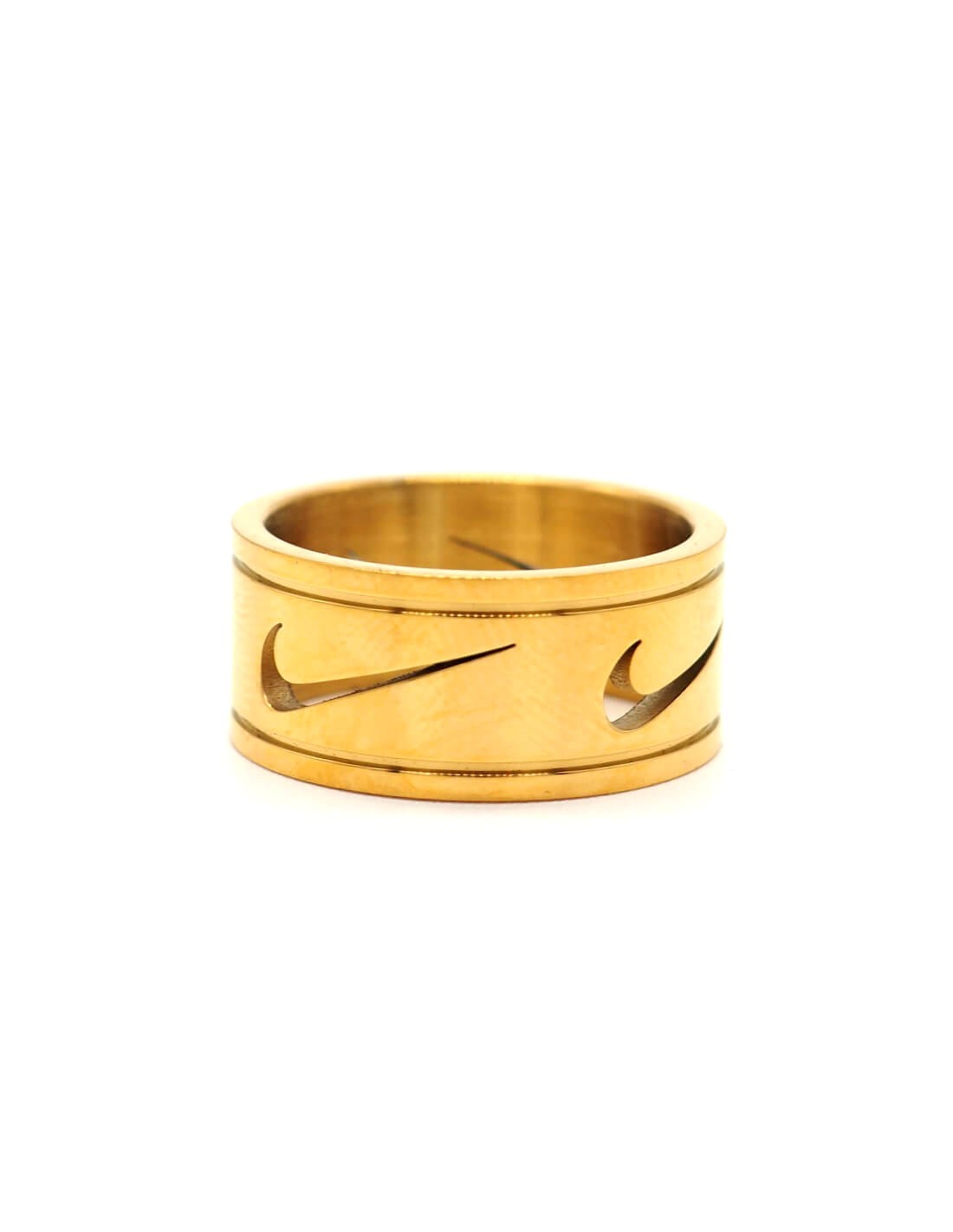 Bague Nike Laser Swoosh dorée