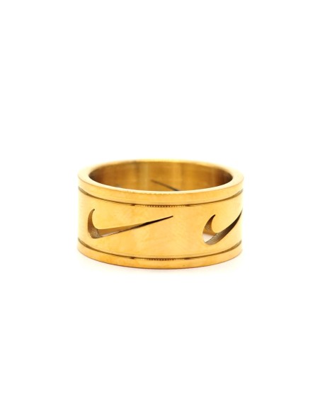 Bague Nike Laser Swoosh dorée