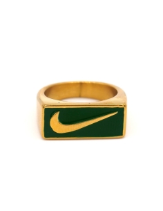 Bague Nike Swoosh Block Green