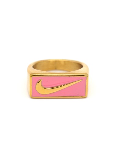 Bague Nike Swoosh Block Pink