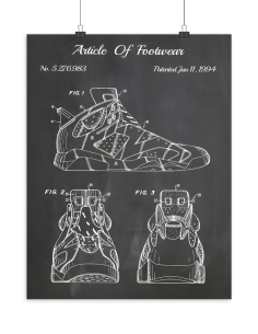 Poster jordan 6 design