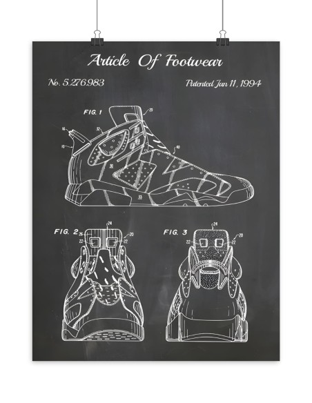 Poster jordan 6 design