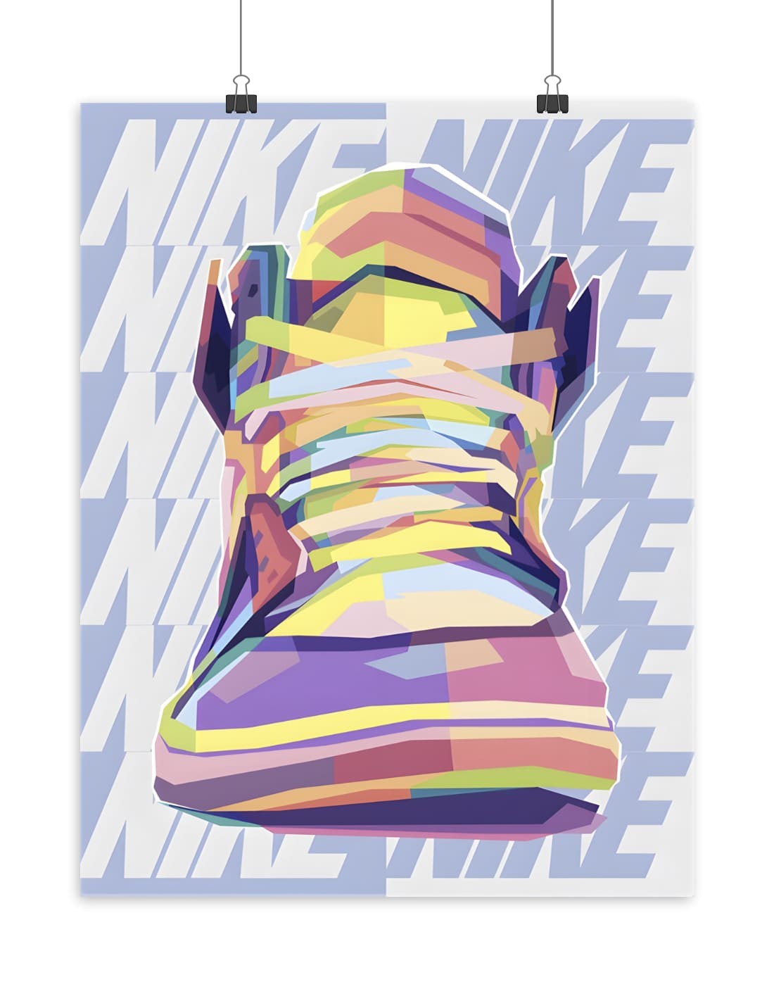 poster jordan 1 multicolor