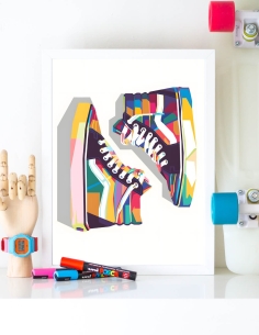poster vans sk8 hi 2