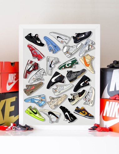 Poster Nike x Off White Mix
